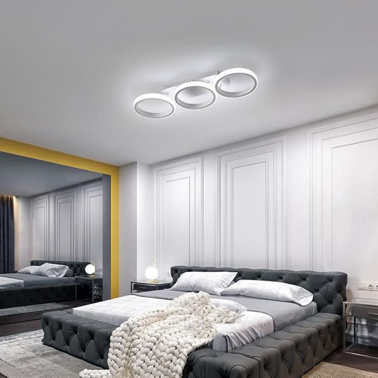 Picture of Modern Chic LED Ceiling Light | Elegant Chandelier for Living Room & Bedroom