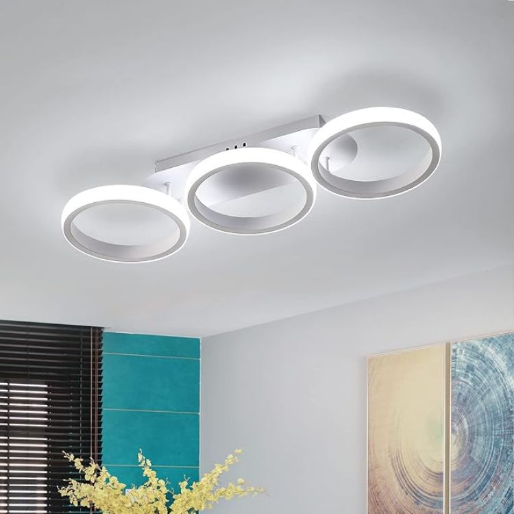 Picture of Modern Chic LED Ceiling Light | Elegant Chandelier for Living Room & Bedroom