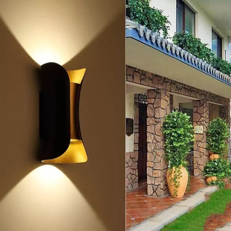 Picture of 10W LED Wall Light Modern Up & Down Waterproof Sconce for Indoor & Outdoor Use (IP65 Rated)