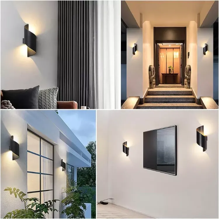 Picture of 12W LED Wall Light Modern Up & Down Waterproof Sconce for Indoor & Outdoor Spaces (IP65 Rated)