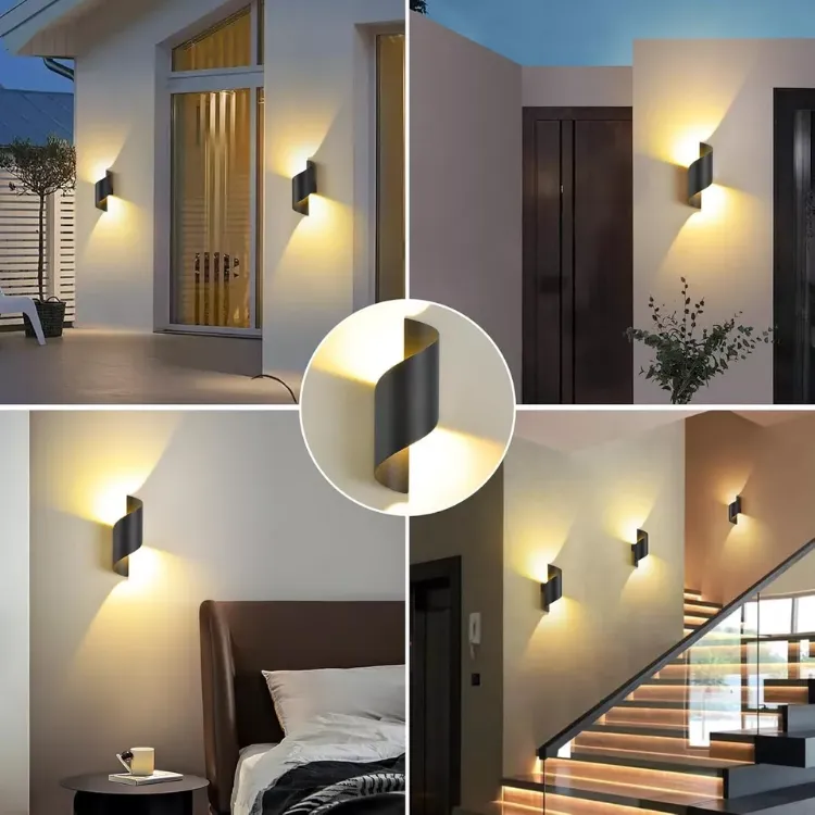 Picture of 12W LED Wall Light Modern Up & Down Waterproof Sconce for Indoor & Outdoor Spaces (IP65 Rated)