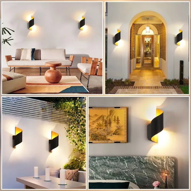 Picture of 12W LED Wall Light Modern Up & Down Waterproof Sconce for Indoor & Outdoor Spaces (IP65 Rated)