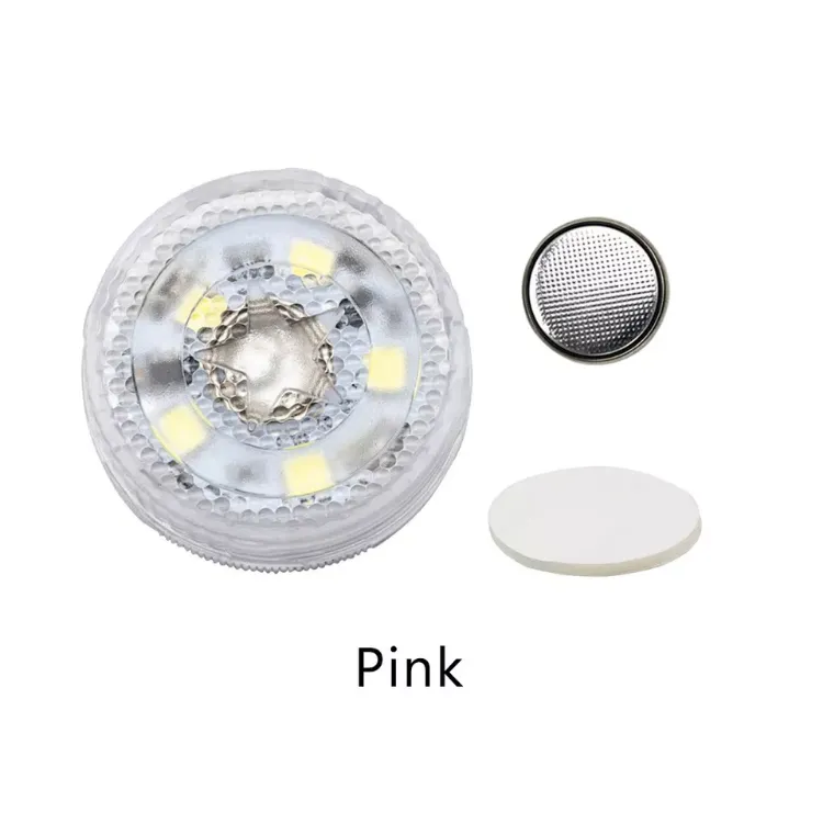 Picture of 2PCS Mini LED Touch-Sensor Lights Self-Adhesive, One-Button Operation for Home & Car Use