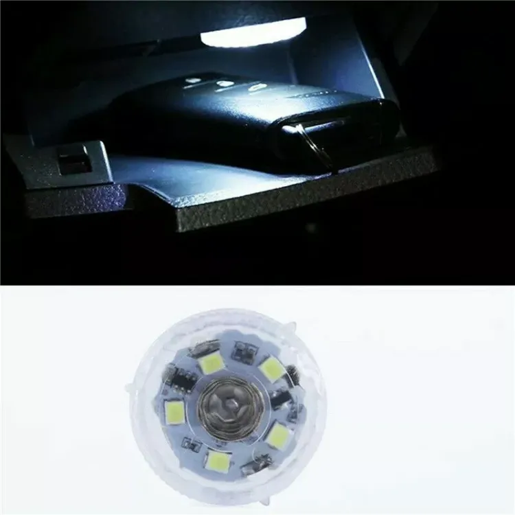 Picture of 2PCS Mini LED Touch-Sensor Lights Self-Adhesive, One-Button Operation for Home & Car Use