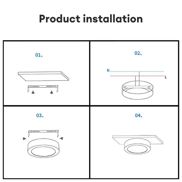 Picture of 12W Modern LED Downlight Aluminum Surface-Mounted Ceiling Spot Light (220V)