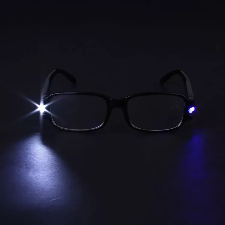 Picture of LED Lighted Rimmed Reading Glasses – Unisex Eyeglasses with Magnification (0.0 to 3.0+)