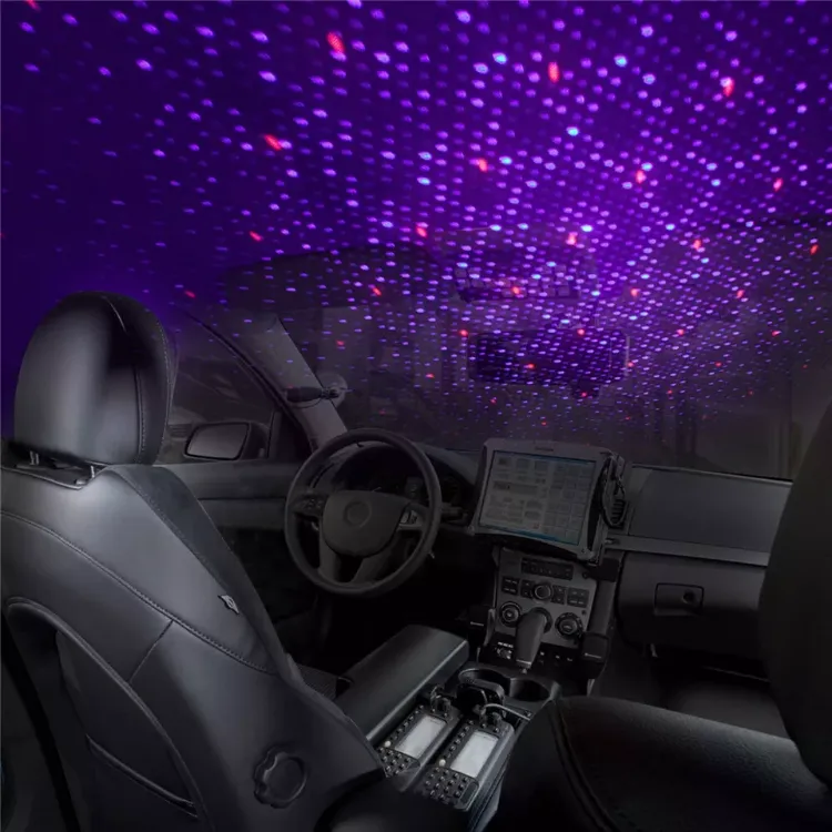 Picture of USB LED Car Roof Star Light Starry Sky Night Projector for Interior Atmosphere Lighting