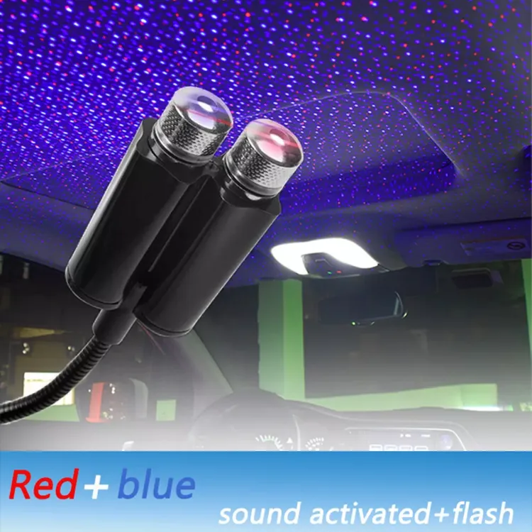 Picture of USB LED Car Roof Star Light Starry Sky Night Projector for Interior Atmosphere Lighting