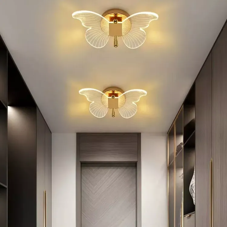 Picture of Modern LED Butterfly Wall Sconce Creative Indoor Wall Light for Bedrooms & Living Spaces