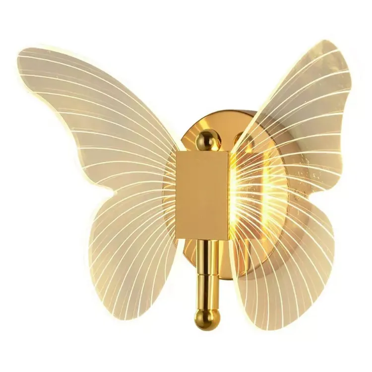 Picture of Modern LED Butterfly Wall Sconce Creative Indoor Wall Light for Bedrooms & Living Spaces