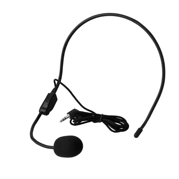 Picture of  Head-Mounted Microphone – 3.5mm Wired Headset Mic for Teachers, Guides & Public Speaking