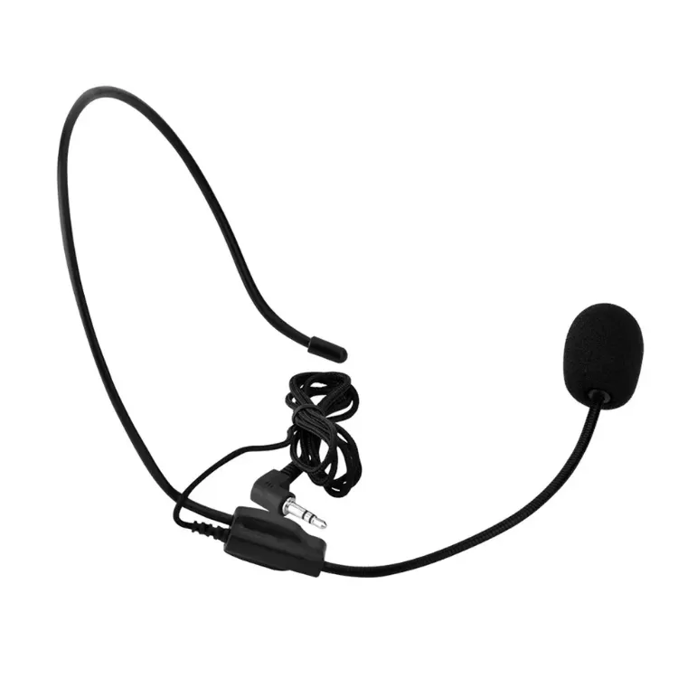 Picture of  Head-Mounted Microphone – 3.5mm Wired Headset Mic for Teachers, Guides & Public Speaking