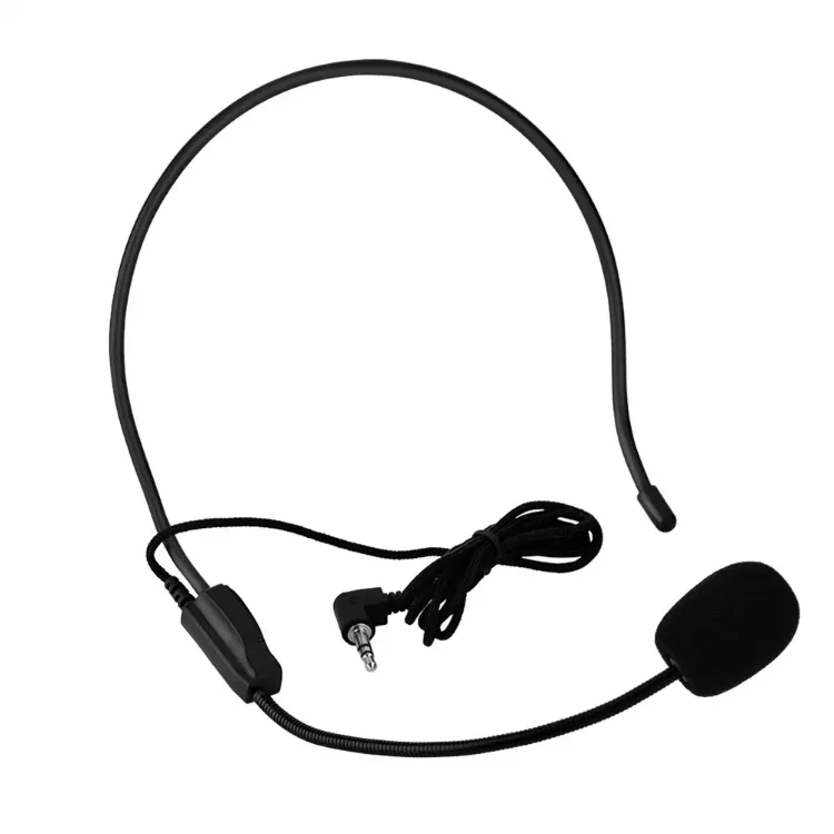 Picture of  Head-Mounted Microphone – 3.5mm Wired Headset Mic for Teachers, Guides & Public Speaking