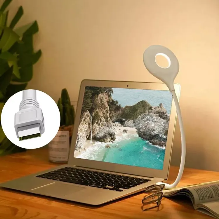 Picture of Flexible USB Rechargeable LED Desk Lamp Eye Protection Study & Reading Light