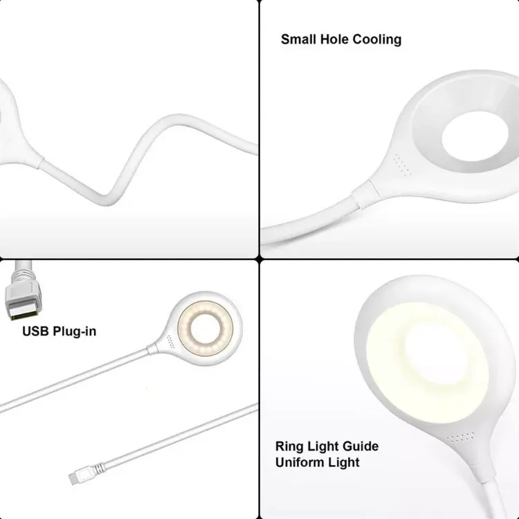 Picture of Flexible USB Rechargeable LED Desk Lamp Eye Protection Study & Reading Light