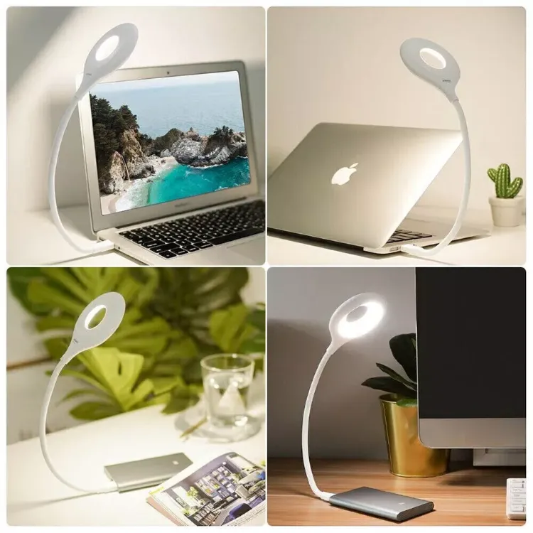 Picture of Flexible USB Rechargeable LED Desk Lamp Eye Protection Study & Reading Light