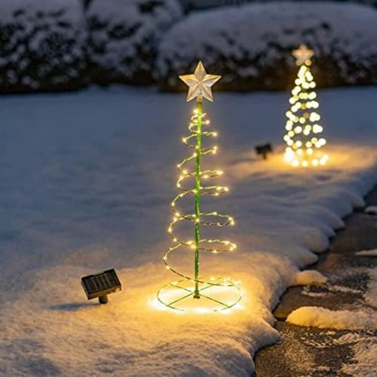 Picture of Solar LED Christmas Tree Light – Waterproof, Outdoor Garden Decor Night Lamp