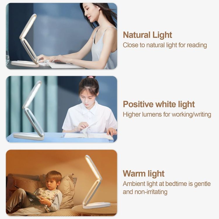 Picture of Dimmable LED Desk Lamp – USB-Powered, Adjustable, Touch Sensor Night Light