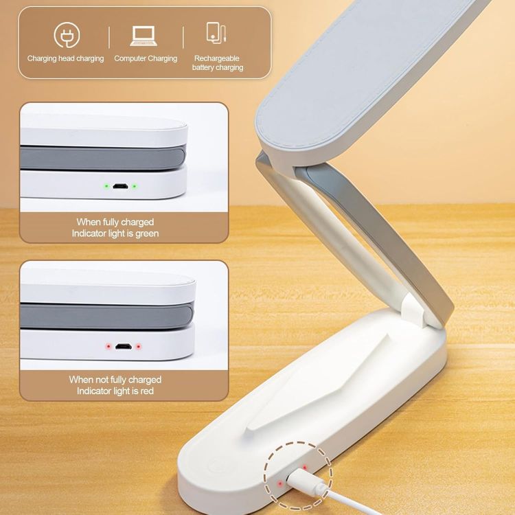 Picture of Dimmable LED Desk Lamp – USB-Powered, Adjustable, Touch Sensor Night Light