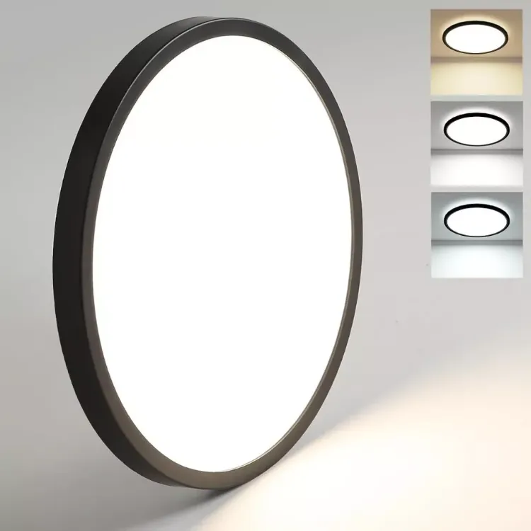 Picture of  24W Round LED Ceiling Light Dimmable Panel for Bathroom, Kitchen, Living Room