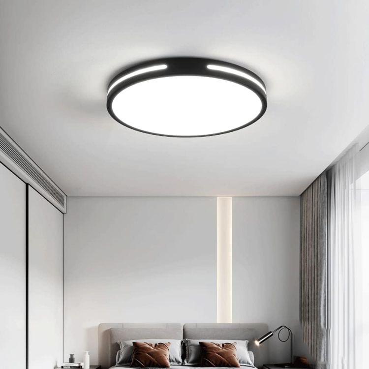 Picture of 24W Bathroom Lights Ceiling, 50CM Led Flush Mount Ceiling Light, 3 Color Selectable 3000K/4500K/6000K Ceiling Light Fixture