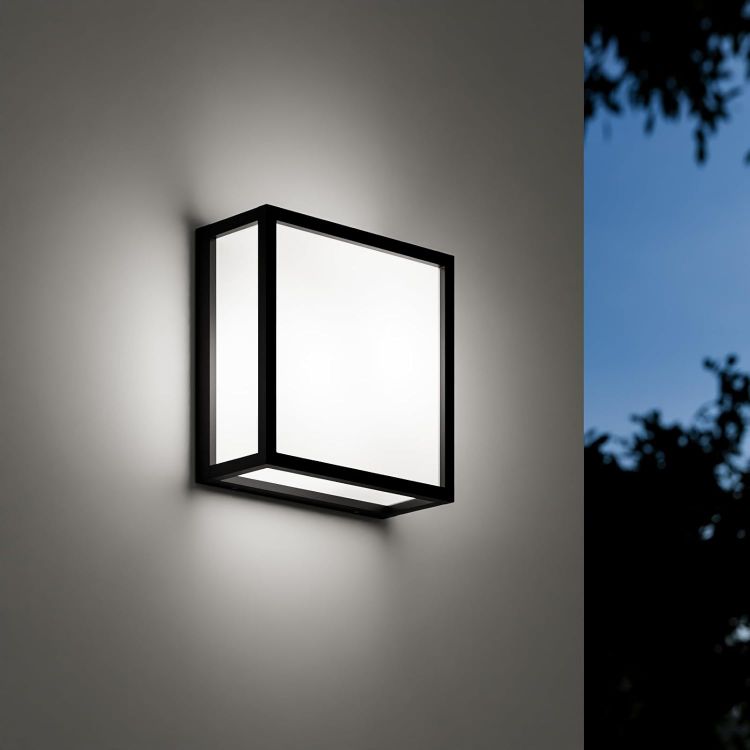 Picture of Modern Outdoor Wall Light – Aluminum, IP54 Waterproof, Max 40W E27, Ideal for Gardens & Patios