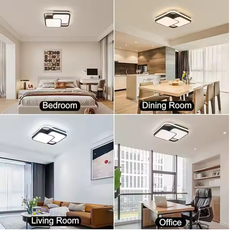 Picture of Dimmable LED Ceiling Light, 36W 3000K-6500K Brightness Adjustable LED Ceiling Light, 47CM Ceiling Lamp for Living Room