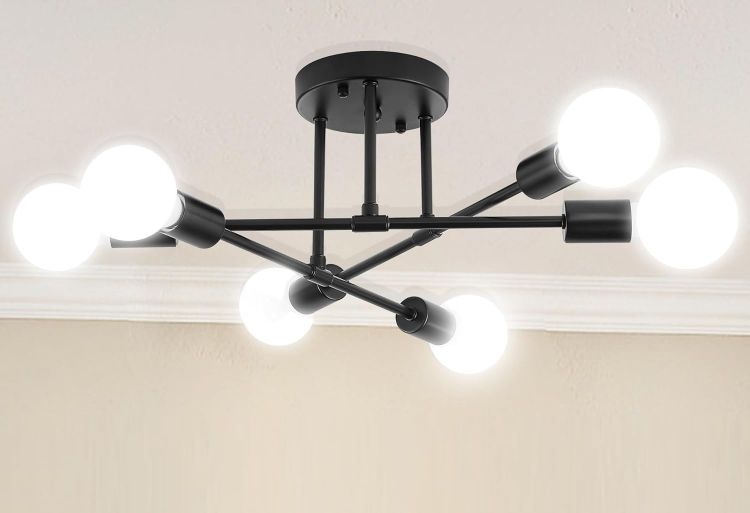 Picture of Brighten Your Home 6-Light Chandelier Ceiling Light for Living Rooms, Bedrooms & Kitchen