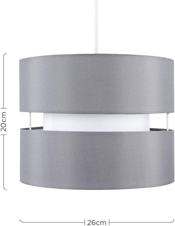 Picture of Modern 2-Tier Ceiling Light – Sleek Grey Finish, Perfect for Stylish Décor & Essential Home Improvement