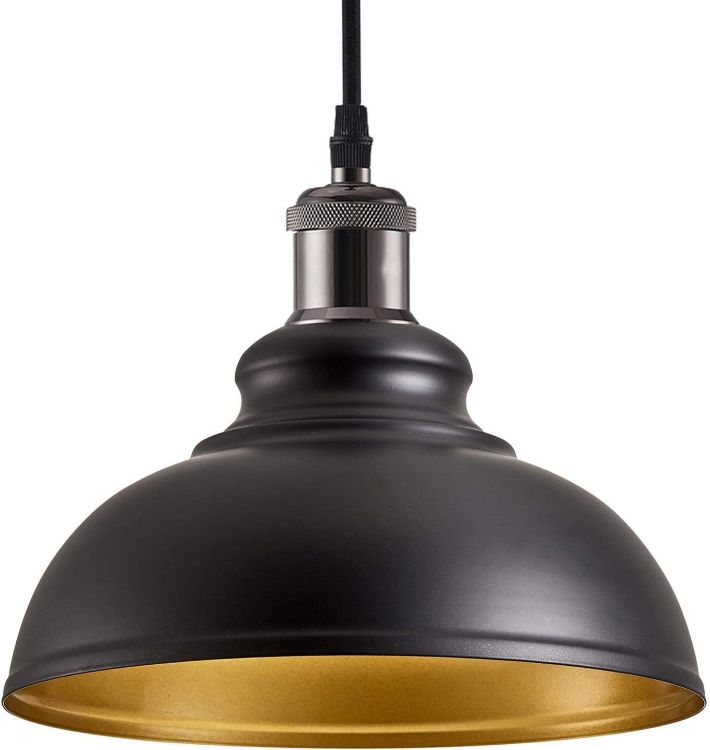 Picture of Metal Ceiling Lamp Shade – A Sleek, Easy-Fit Pendant Light Perfect for Bedrooms, Hallways, Offices, Cafés, and Restaurants