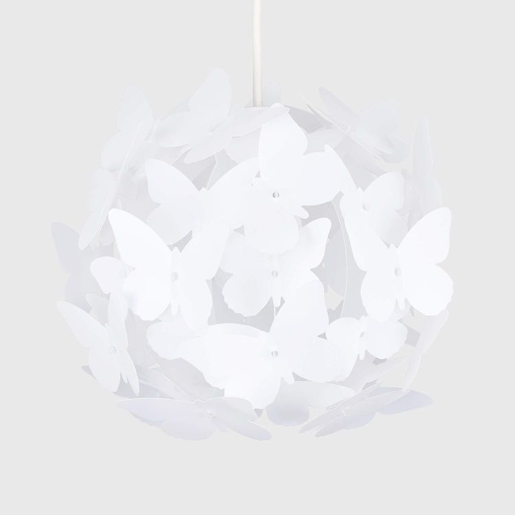 Picture of Modern Bright Pink Butterflies Ceiling Chandelier Lamp Shade Pendant Lights, Perfect for Stylish Home Lighting