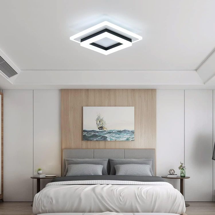 Picture of 24W LED Ceiling Light – Ultra-Bright 6500K Cool White Modern Ceiling Lamp for Bedroom, Kitchen, Hallway, Office & Living Room