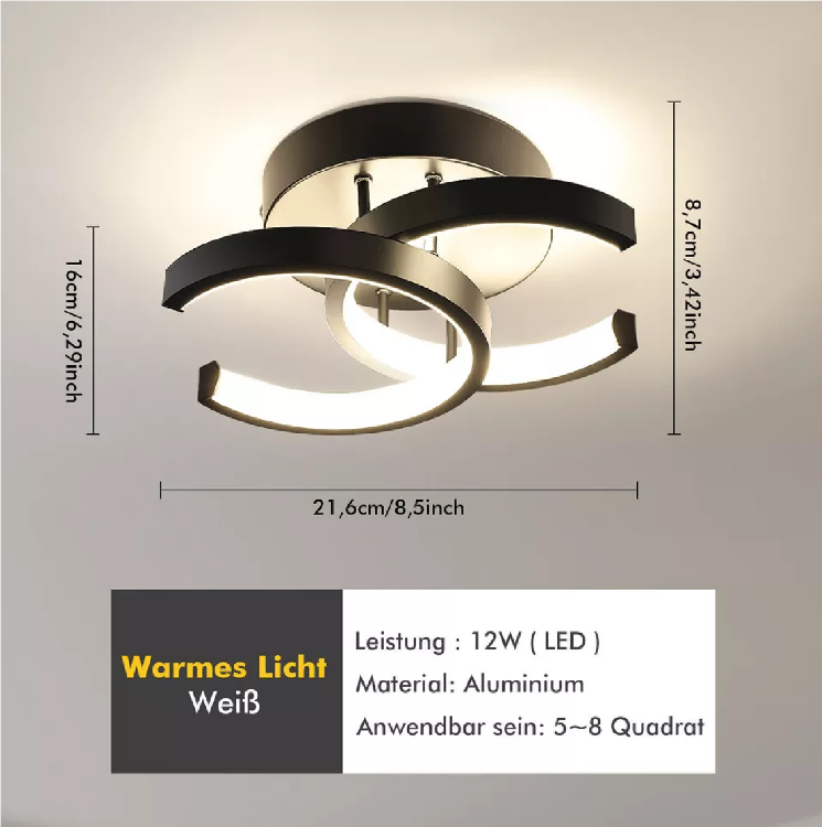 Picture of Modern LED Ceiling Lights Bedroom Lights Ceiling For Living Room Bedroom UK