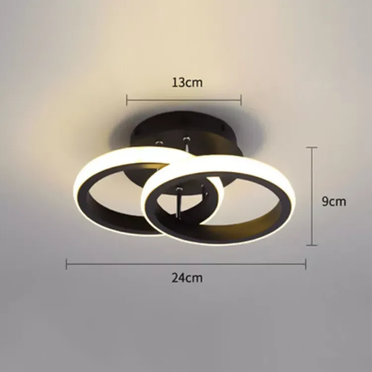 Picture of Modern LED Black Ceiling Light Dimmable(3 Color)bedroom lights ceiling UK NEW