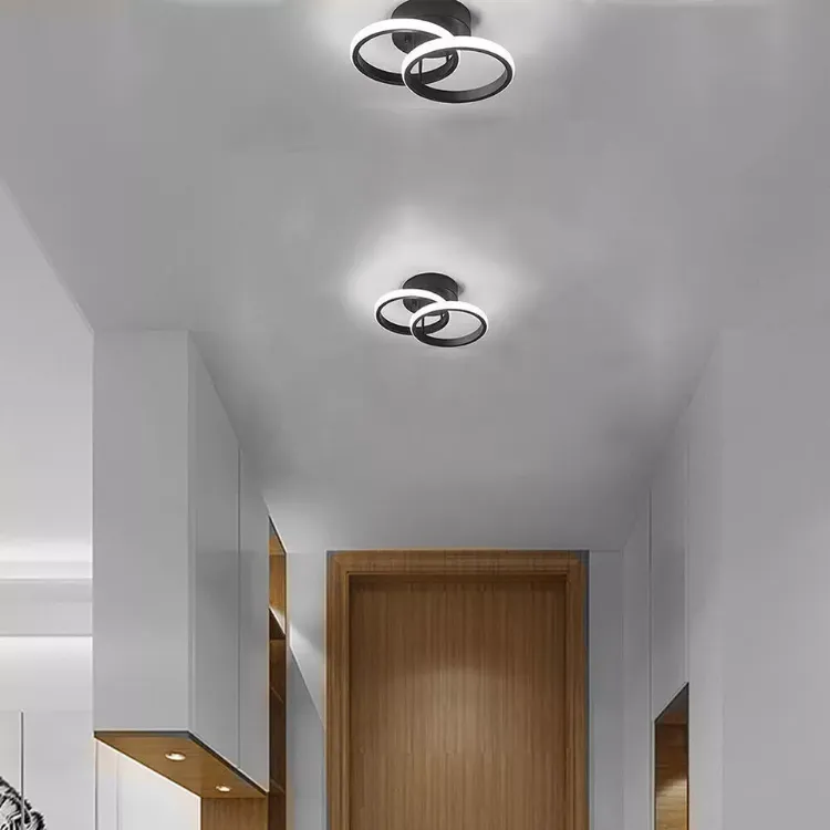 Picture of Modern LED Black Ceiling Light Dimmable(3 Color)bedroom lights ceiling UK NEW