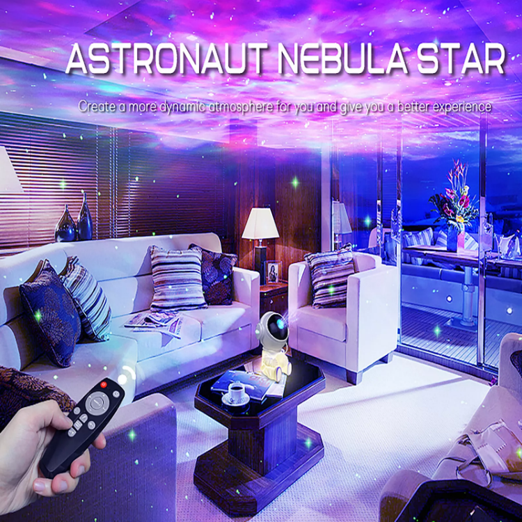 Picture of Astronaut Galaxy Projector Starry Star Sky Night Light Nebula Remote Projection