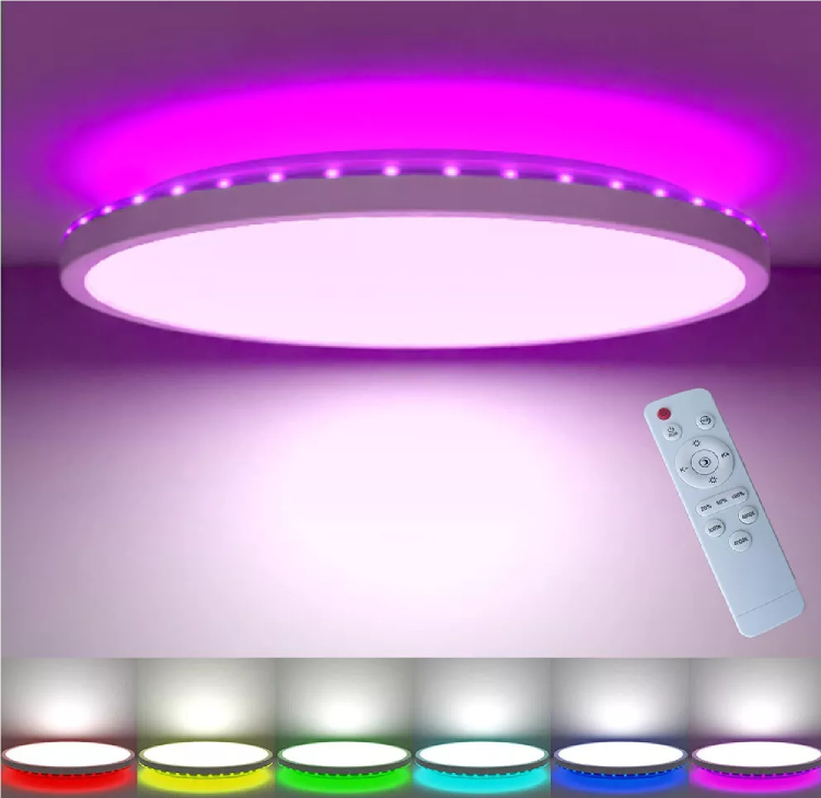 Picture of LED Ceiling Light Round Panel Down Lights Bathroom Kitchen Living Room Wall Lamp