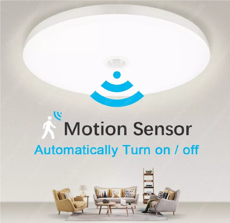 Picture of LED Ceiling Light PIR Motion Sensor Light Bathroom Kitchen Living Room Wall Lamp