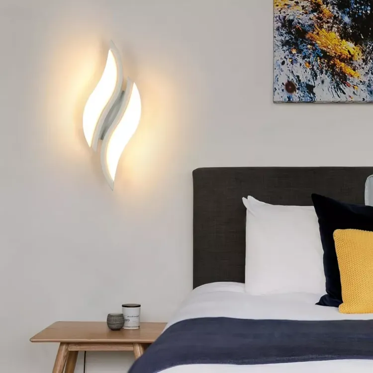 Picture of 2X Modern LED Wall Light – 20W Stylish & Energy-Efficient Wall Lamp with Warm White Glow for Bedroom & Indoor Décor