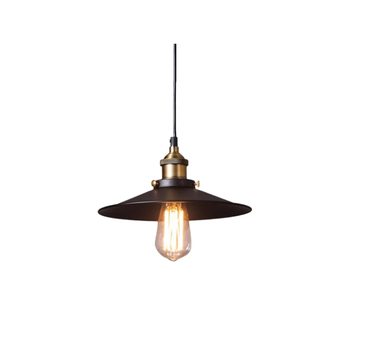 Picture of Vintage Hanging Pendant Light, Industrial Ceiling Lamp for Home, Restaurant, Loft – E27 Bulb Compatible