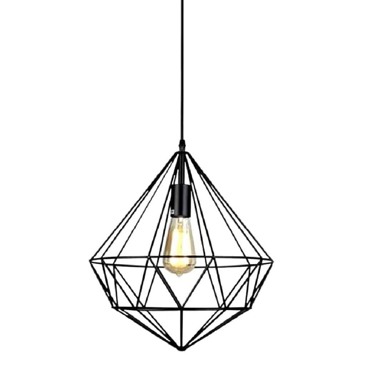 Picture of  Birdcage  Iron Pendant Light – Retro E27 Chandelier for Restaurants, Cafes, and Home Decor